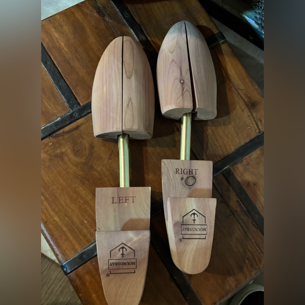 Cedar Shoe Trees with Brass Hardware